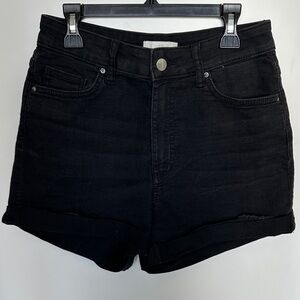 H&M Black Jean Shorts for Women